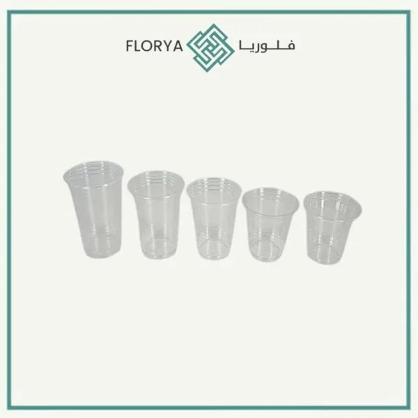 كاسات عصير بلاستيك