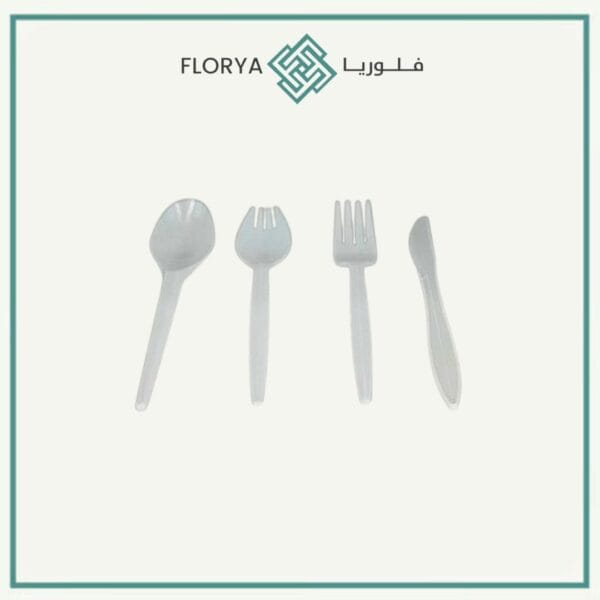 أدوات طعام أبيض