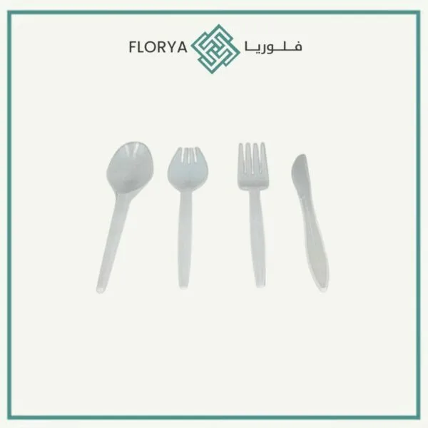أدوات طعام أبيض